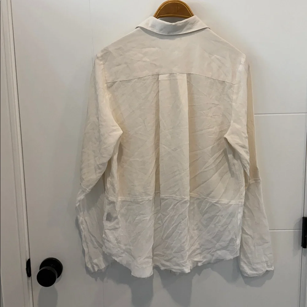 Artelier by Nicole Miller White Top size medium - Picture 6 of 7